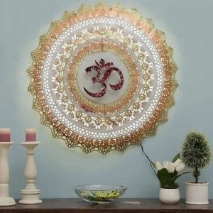 Zupppy Banderwal Flower candle holder rangoli