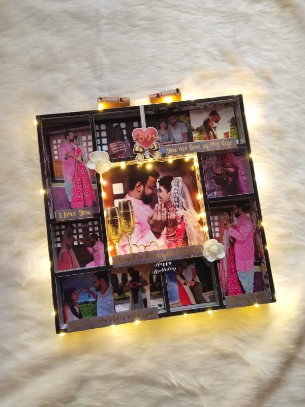 Zupppy Customized Gifts Shadow box with led