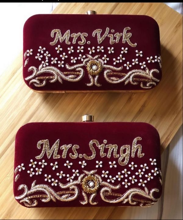 Zupppy Accessories Customized Name Clutch | Personalised Clutch with Name