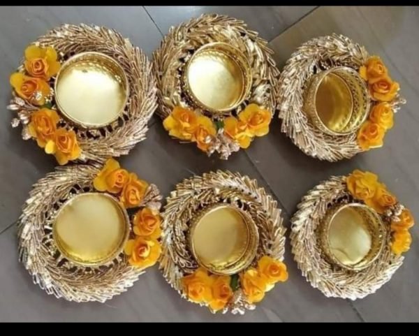 Zupppy Diyas & Candles Mini candle holder set of 12