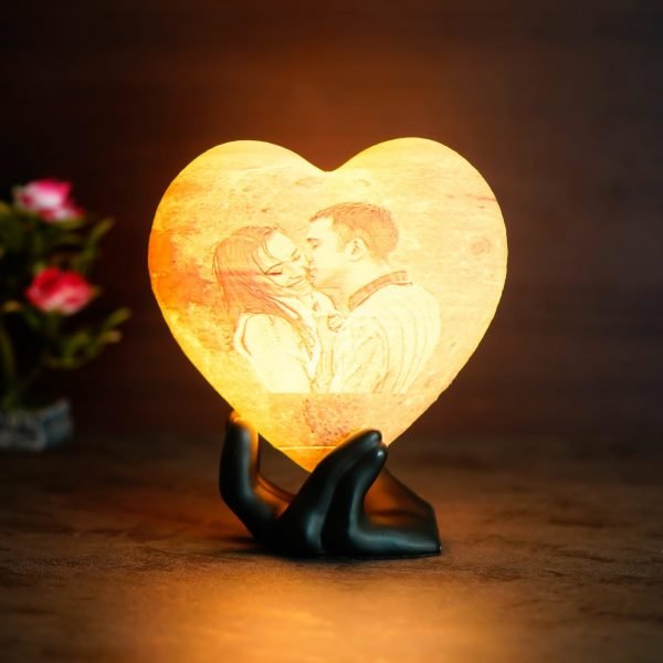 Zupppy Art & Craft Customised 3D Heart Lamp Online | Zupppy