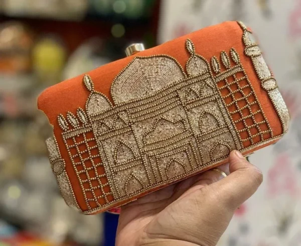 Zupppy Accessories Handcrafted Embroidered Clutches – Exquisite Party and Wedding Bags