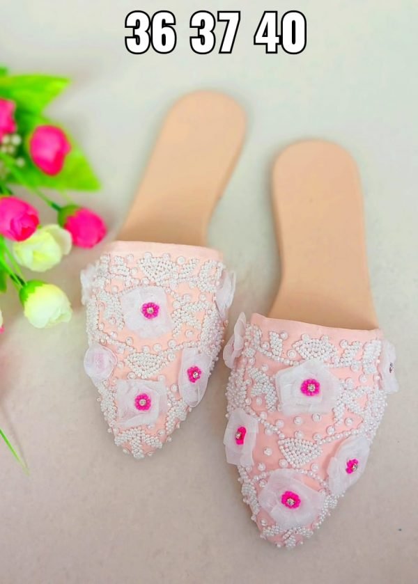 Zupppy Accessories Newly Design Embroidered Mules