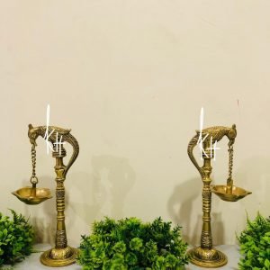 Zupppy Diyas & Candles 4 piece combo diya holder