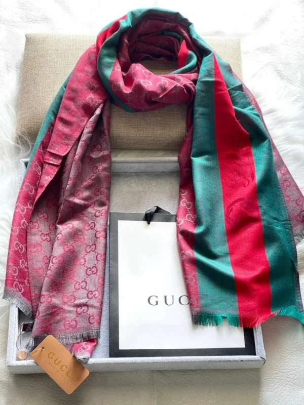 Zupppy Apparel GUCCI GG Semi-Woolen Stole – Iconic Premium Women’s Shawls with Signature GG Pattern