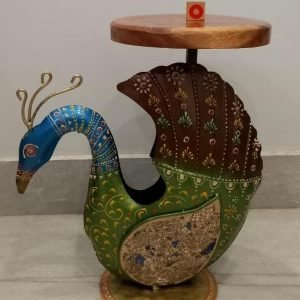 Zupppy Home Decor Peacock Designer Stool Online | Zupppy
