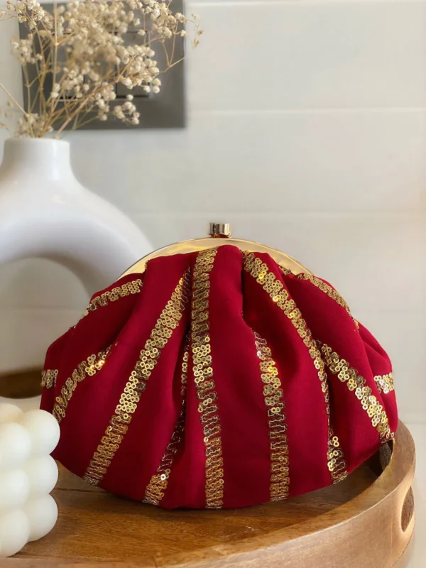 Zupppy Gifts Handcrafted Sequin Batua Bags – Stylish Clutches for Women