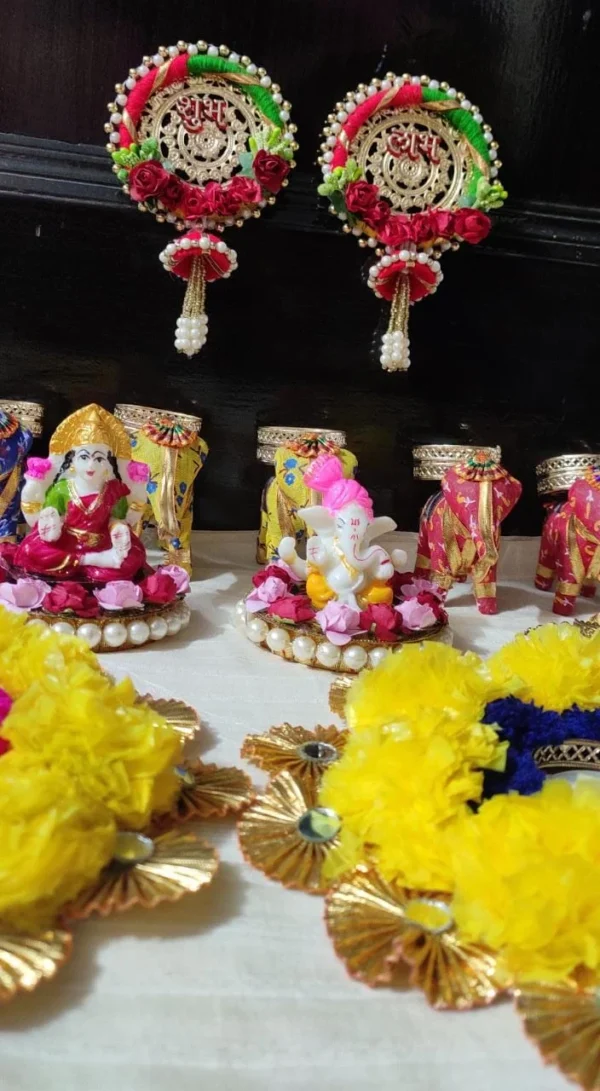 Zupppy Diyas & Candles Graceful Shubh Labh Combo Set Online | Zupppy