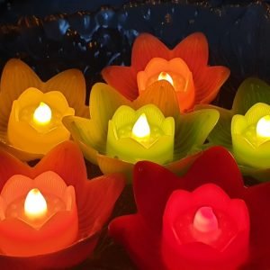 Zupppy Diyas & Candles Lotus Diya Online | Water Sensor Lotus Diya| Zupppy