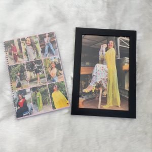 Zupppy Customized Gifts Frame+Notebook Combo