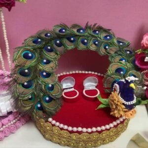 Zupppy Apparel Peacock ring platter