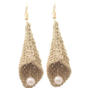 Zupppy Crochet Products Handcrafted Beaded Crochet Earrings – Handcrafted Trendy Accessories