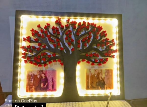 Zupppy Customized Gifts Trending Wooden Led Frames