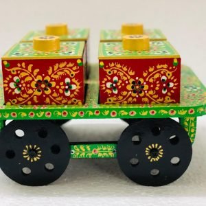 Zupppy Dry Fruits Hand painted wooden dryfruit box