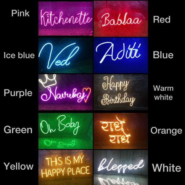Zupppy Art & Craft Personalized Neon Lights to Illuminate Your Unique Style and Space