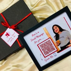Zupppy Customized Gifts Secret msg barcode frame with your secret message & photo