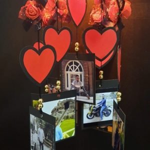 Zupppy Customized Gifts Hearts&fairy lights windchime