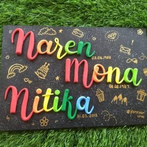 Zupppy Art & Craft Kid’s Name customized in clay
