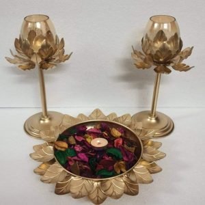 Zupppy Home Decor Lotus Tealight Stand