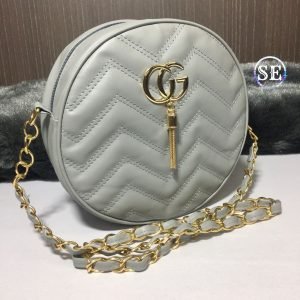 Zupppy Customized Gifts Gucci Lover Girl Fashion Shoulder Sling Bag – New Classic Chain Round Bag