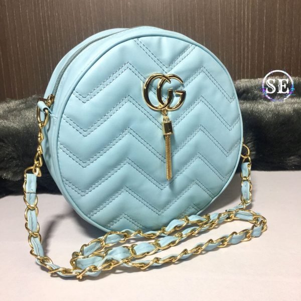 Zupppy Customized Gifts Gucci Lover Girl Fashion Shoulder Sling Bag – New Classic Chain Round Bag