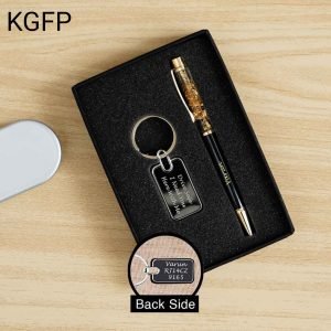 Zupppy Accessories Metal Keychain + Pen Combo