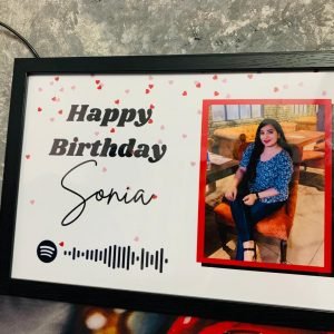 Zupppy Customized Gifts Spotify frame with plugin light