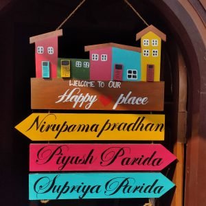 Zupppy Art & Craft Name plate