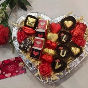 Zupppy Chocolates Valentine Heart Chocolate Box