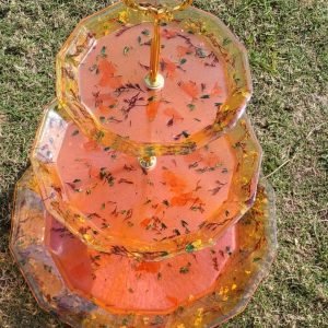 Zupppy Art & Craft 3 tier resin cake stand and for multiple use