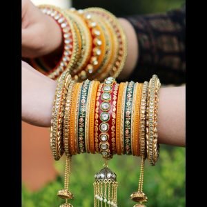 Zupppy Accessories Beautiful Chura bangle with Tassels