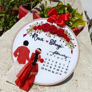 Zupppy Customized Gifts Couple embroidery hoop