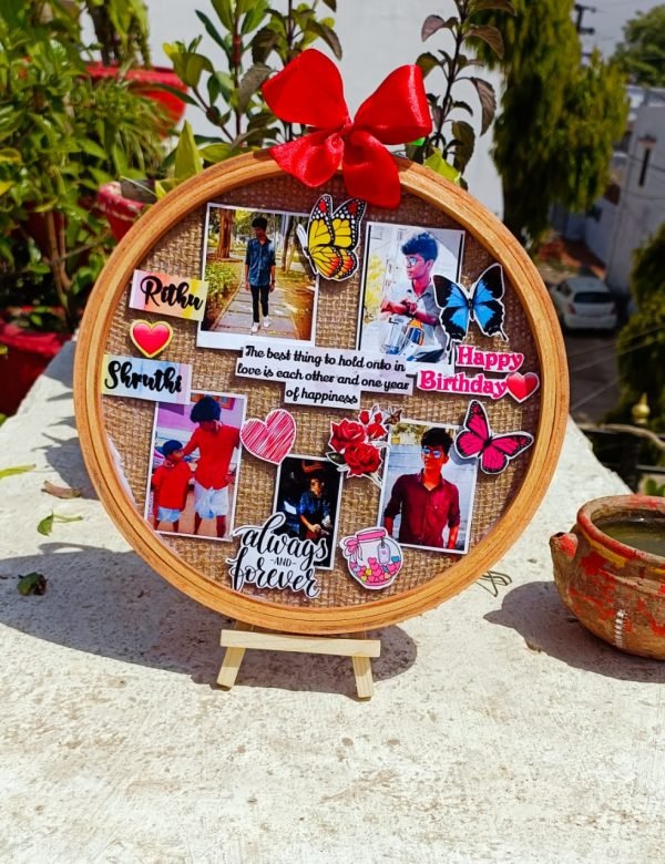 Zupppy handmade Online Photo Hoop With Easel Stand