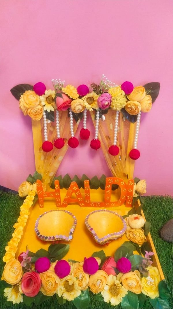 Zupppy handmade Online Haldi Tray Design