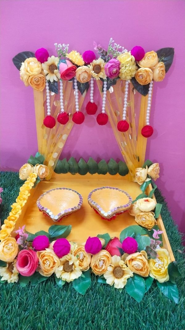 Zupppy handmade Online Haldi Tray Design