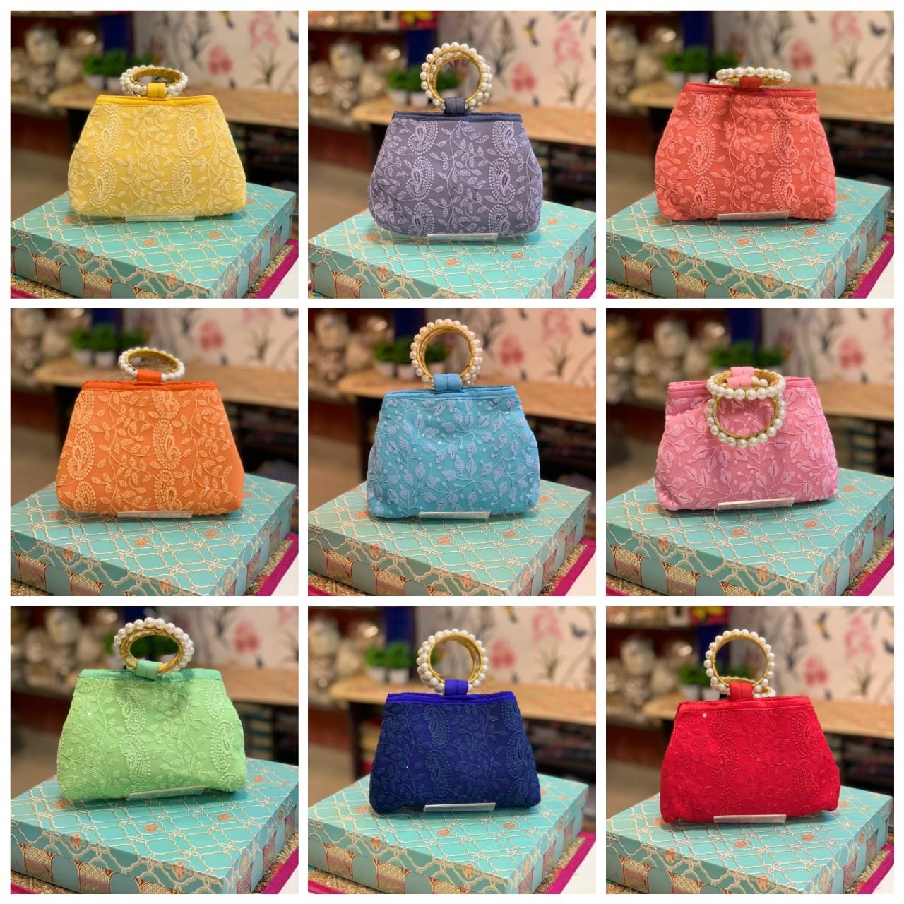 Modern Bangle Handle Potli Zupppy Accessories Modern Bangle Handle Potli