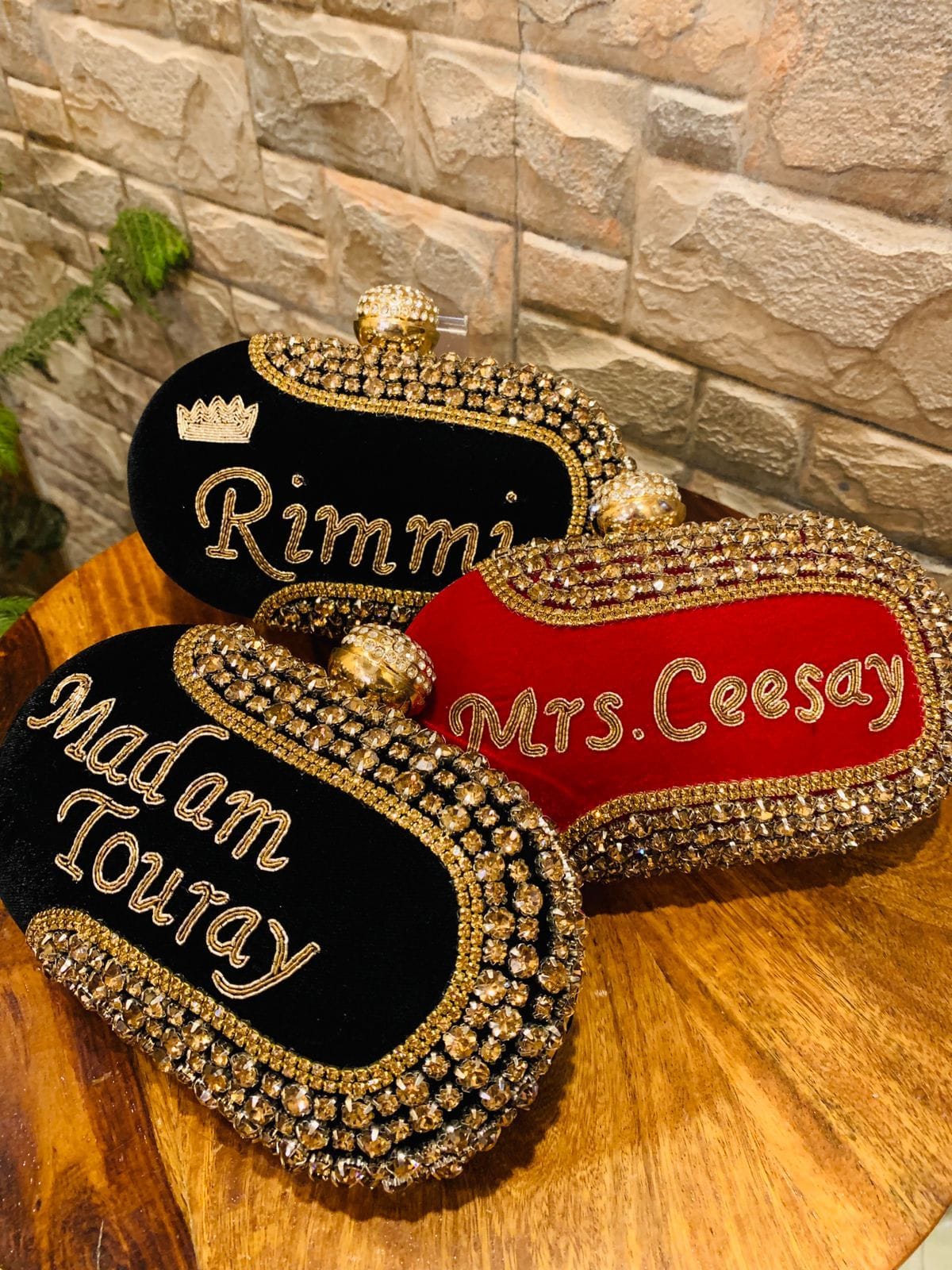 Luxurious Velvet Name Clutch: Customizable Designer Clutch Online in India Zupppy Accessories Luxurious Velvet Name Clutch: Customizable Designer Clutch Online in India