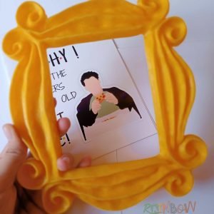 Zupppy Customized Gifts Friends peephole frame 7*8 inches