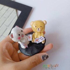 Zupppy handmade Milk and Mocha Miniature (poker cards playing version)