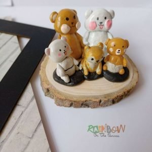 Zupppy handmade Milk and Mocha Bear Family Miniature | cute gifts online