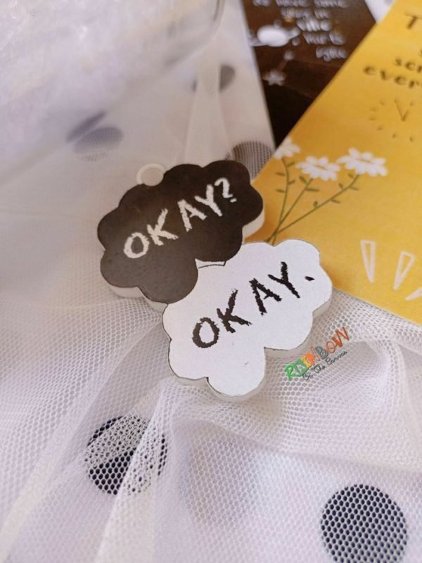 Zupppy Accessories Okay okay The fault in our stars keychain for him and her