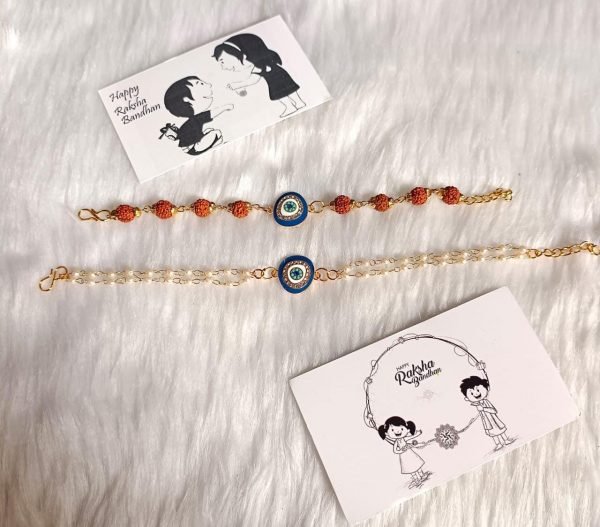 Zupppy Customized Gifts Beautiful bracelet/ Rakhi Online