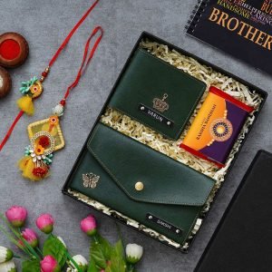 Zupppy Accessories Best Couple Wallet With Rakhi Online
