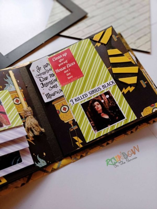 Zupppy Art & Craft Hogwarts Theme Harry potter scrapbook personalised with photos