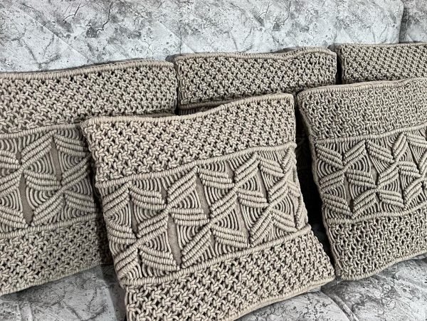 Zupppy Macrame Products Macrame cushion