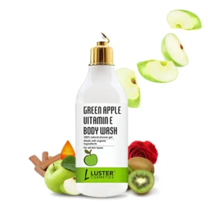 Zupppy Handmade Products Green Apple Vitamin-E Body Wash – 300ml