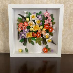 Zupppy Home Decor Flower Wall Hanging Frame