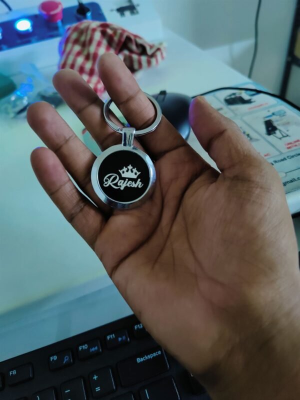 Zupppy Accessories Round SS Keychain