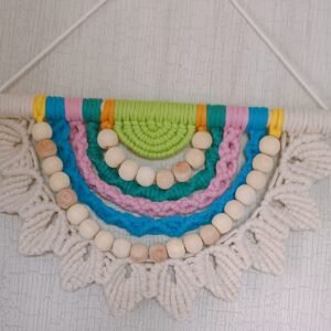 Zupppy Accessories Macrame wall hanging with wooden beads