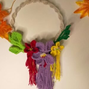 Zupppy Accessories Macrame hanging with flowers